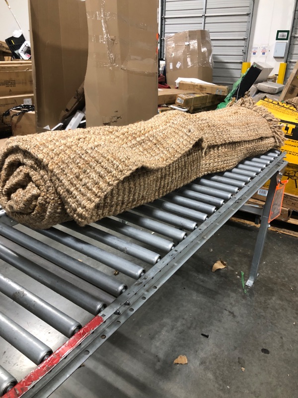 Photo 1 of ***SET OF 2***Natura Chunky Loop Jute Tan 8 ft. x 10 ft. Area Rug