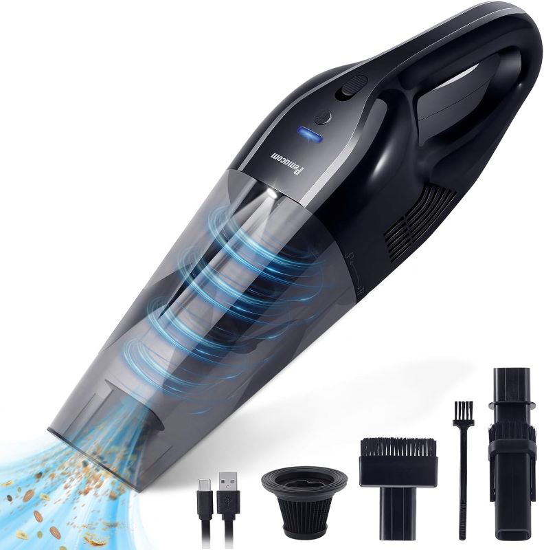 Photo 1 of ***It is only a reference image, the product is different*** Handheld Vacuum Cordless Portable 10KPa - Wireless Lightweight Strong Suction Power Low-Noise USB Quick Charge Small Hand Vacuum Cleaner LED Light HEPA Filter Easy to Clean for Home/Car/Pet hair