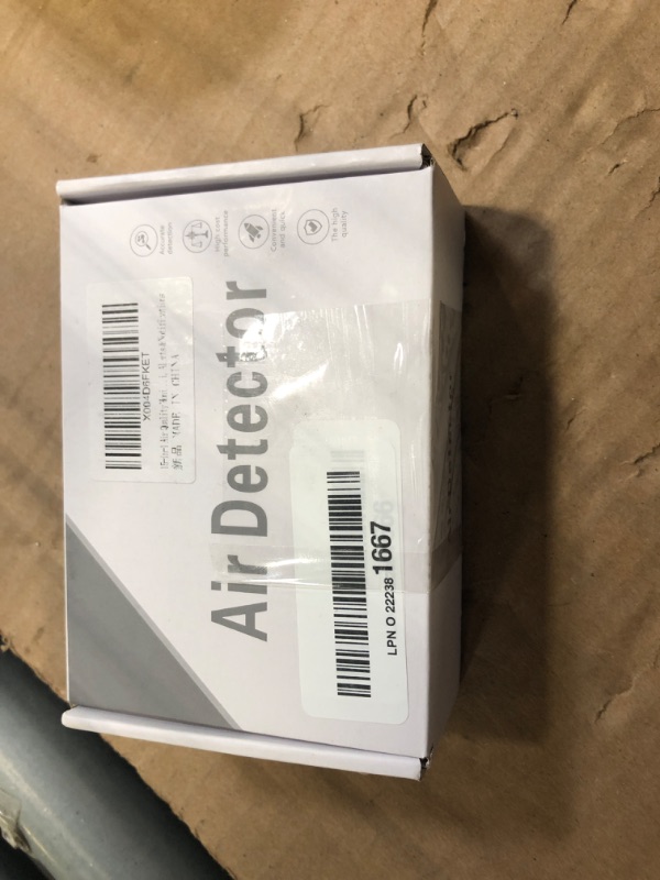 Photo 4 of 15-in-1 Air Quality Monitor, Indoor CO/CO2/HCHO/TVOC/AQI/PM0.3/PM1.0/PM2.5/PM10/Thermometer/Humidity Monitor/Date and Time/Alarm Clock/Timer/Mobile APP, WiFi, Alerts & Notifications