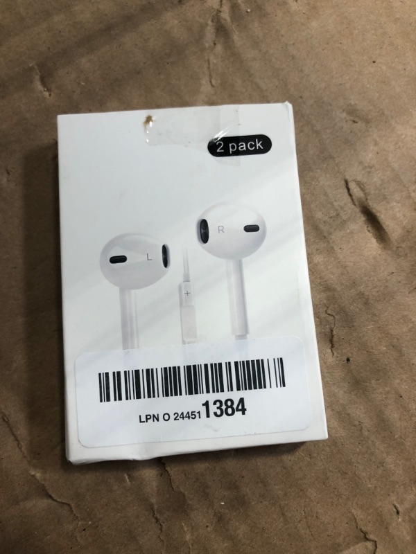 Photo 3 of [2 Pack] WEIZY Aux Earbuds, Vize 3.5mm Wired Headphones Noise Isolating Earphones Volume Control