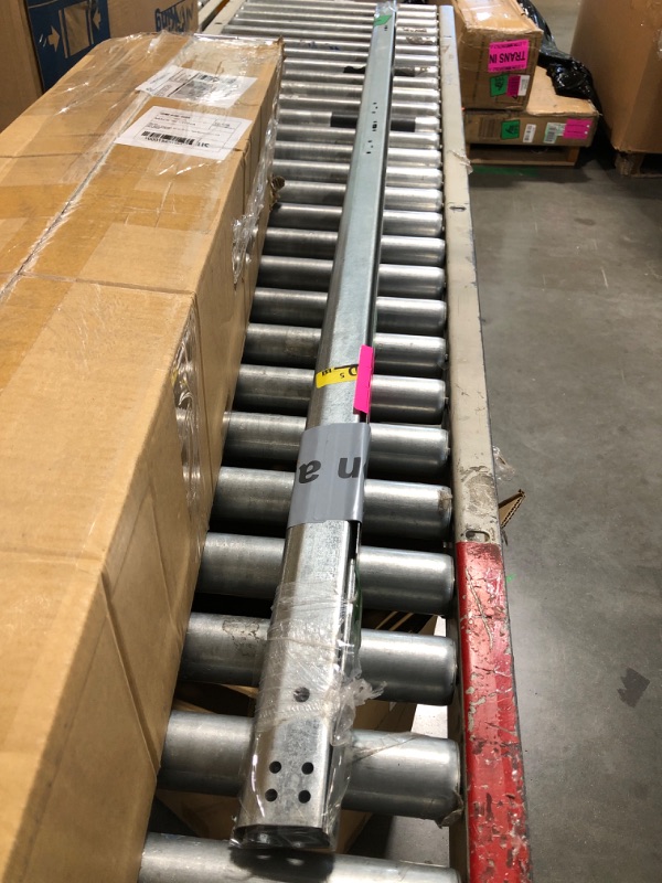 Photo 1 of Garage Door Vertical Track Replacement – Set of Left and Right for 7 Foot Tall - Garage Door Rails Galvanized Steel Hardware Door Rails for Residential/Light Commercial Side Tracks for 2-inch Rollers