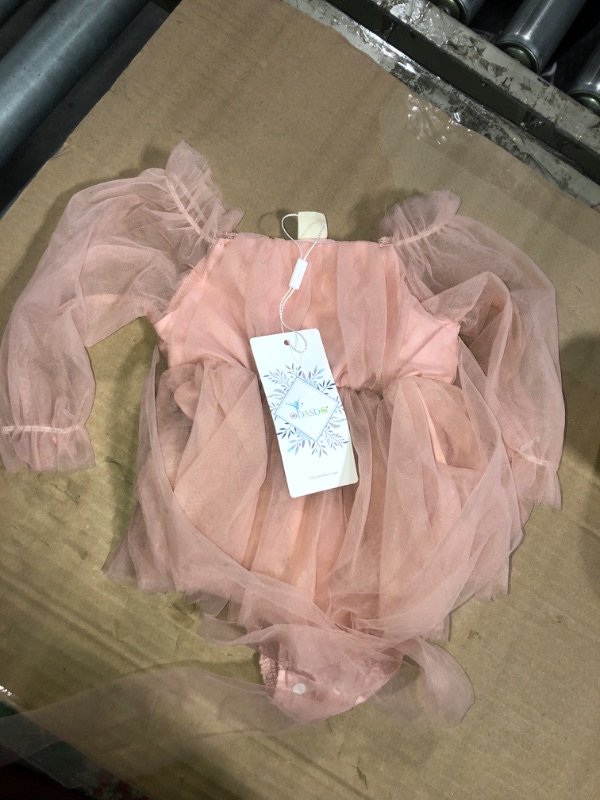 Photo 2 of ***MISSING PIECE***
Dresses for Baby Girls 1st First Birthday Party Dress Newborn Fairy Tulle Tutu Bubble Romper Toddlers Long Sleeve Jumpsuit Bodysuit One Year Old Cake Smash Outfit Photo Shooting Dusty Pink 0-3 Months