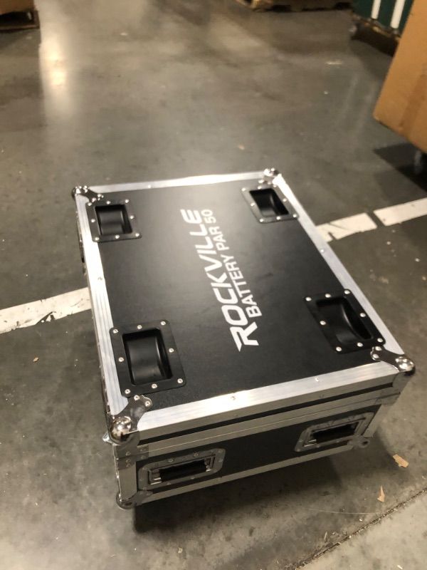 Photo 1 of 6 Light Pack Black, 6 RGBWA+UV Wireless DMX Par Lights, Rechargeable, Includes Charging Road Case and Remotes, Up to 36 Hour Battery Life, Perfect for Mobile DJs and Venues
