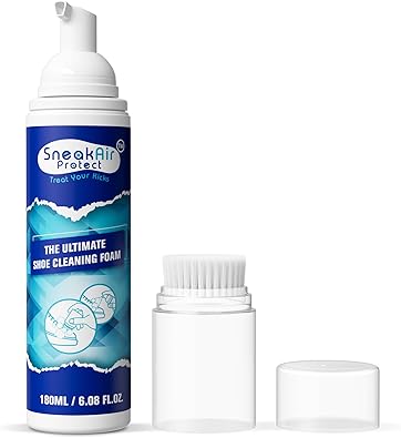 Photo 1 of Instant Sneaker Cleaner Foam with Scrub Applicator, Deep Cleans Athletic Shoes And Footwear – Removes Dirt & Stains 2 pack 