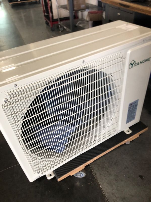 Photo 1 of YITAHOME 23 SEER2 24K BTU 3 Zone Mini Split AC/Heating System, 9000 9000 12000 BTU Tri Zone Mini Split Air Conditioner, Wifi Enabled 208-230V Ductless AC Cool Up to 1350 Sq. Ft, Compatible with Alexa