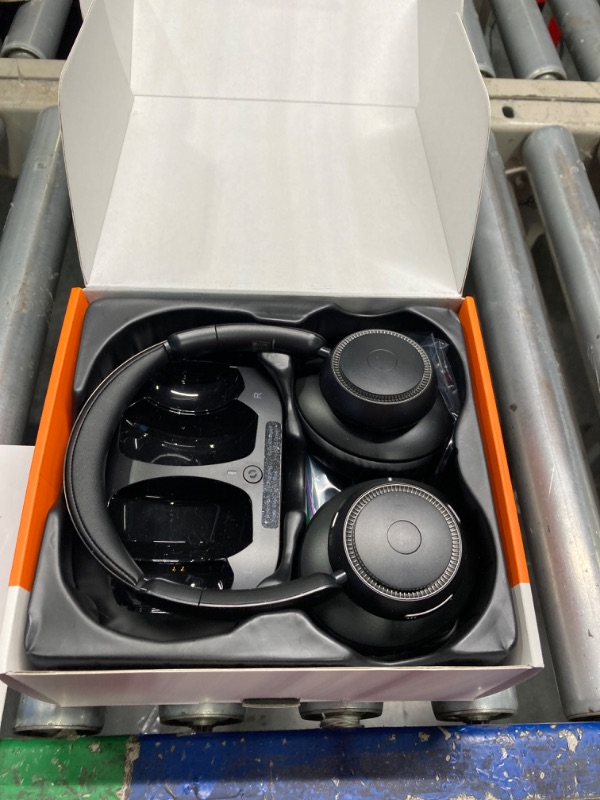 Photo 3 of [2024 Updated] LEVN Wireless Headphones for TV Watching, TV Headphones Wireless for Seniors with TV Transmitter Charging Base, Bluetooth Headphones for TV, No Audio Delay, Gift for the Elderly/Parents