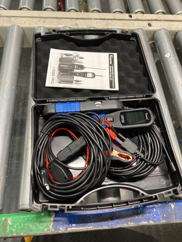 Photo 3 of ***SCEEN DOES NOT TURN ON*** VDIAGTOOL V200 Pro Automotive Power Circuit Probe Tester Breaker Finder Tool, 12/24V Electrical Open Short Circuit Finder, Wire Tracer, AC DC Voltage Trailer Relay Fuse Test