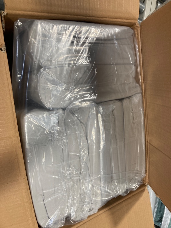 Photo 3 of ****PALLET OF BED SHEETS/ NO RETURNS, LIQUIDATION. BOX = 16*** California King Size Sheets 100% Cotton Made in Egypt Soft 400 Thread Count for, 4 Pieces Bedding Sheets & Pillowcases Sets, California, King, Gray,