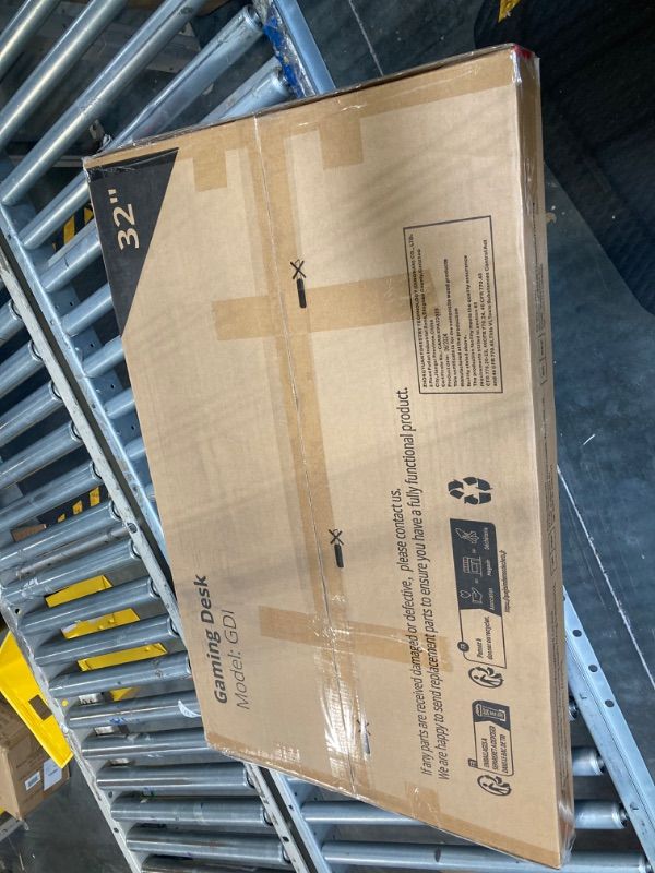 Photo 1 of CubiCubi Gaming Desk 32 Inch PC Computer Desk, Home Office Desk Table Gamer Workstation, Simple Game Table, Black 32inch Black