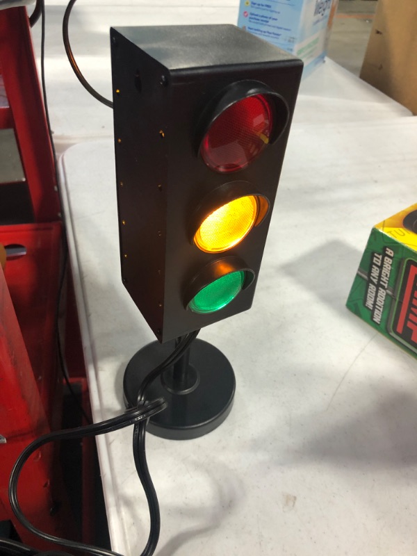 Photo 1 of * RED LIGHT IS OUT**
8" Traffic Light Table Lamp