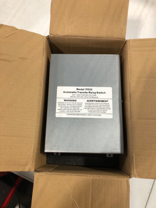 Photo 1 of 50 Amp Transfer Switch Automatic Transfer Switch for RV, Speedboats 120/240 VAC, 50 Amp, Automatic Transfer Relay Switch