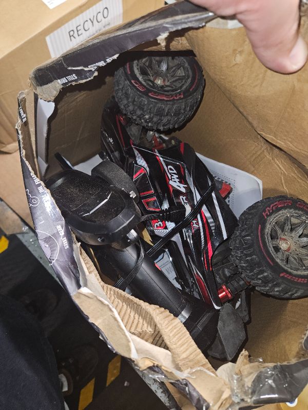 Photo 2 of **USED****UNABLE TO TEST**
HYPER GO H14BM 1/14 Brushless RC Cars for Adults Fast 50 mph, RC Trucks 4wd Offroad Waterproof, Electric Powered High Speed RC Car, Scary Fast Extreme RC Truggy with 3S Battery for Snow Sand