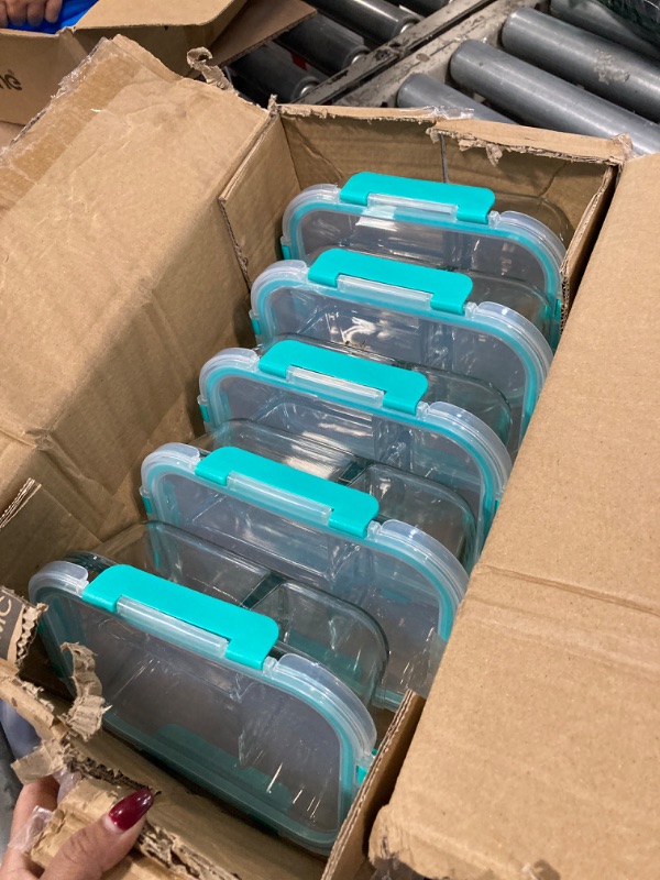 Photo 2 of [5-Pack GLASS MEAL PREP CONTAINERS 