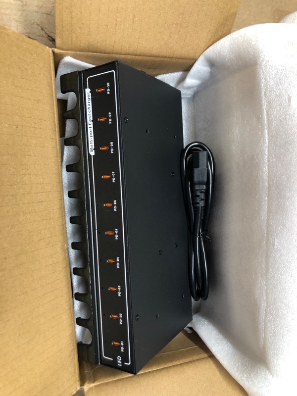 Photo 3 of 200 W USB C Charging Station, 10 Port USB Charging Station - a++ Fast Charging Station Multi-Device Support PD 3.0/PPS/QC 4+/QC 3.0/MTK PE+1.1 and MTK PE+2.0 for iPhone iPad Android Galaxy