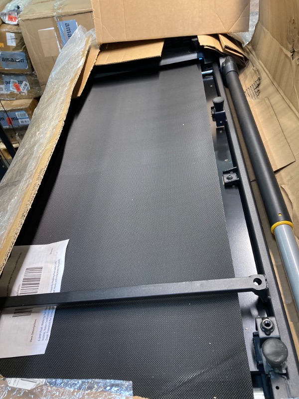 Photo 1 of 3.0HP Peak Walking Pad Treadmill, 340+ LB Capacity Walking Pad with 5% Incline, Voice Controlled Under Desk Treadmill Works with KINOMAP, Portable Desk Treadmill for Home, Office, Apartment