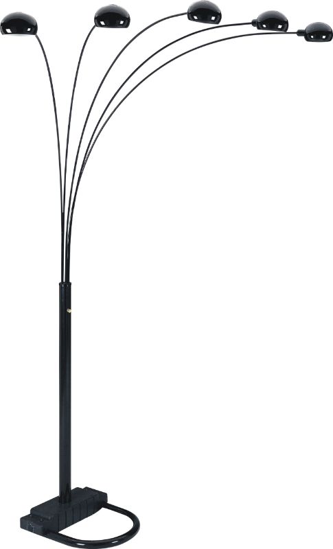 Photo 1 of ***similar item*** Silver Steel Led 5 Light Minimalist Arc Floor Lamp