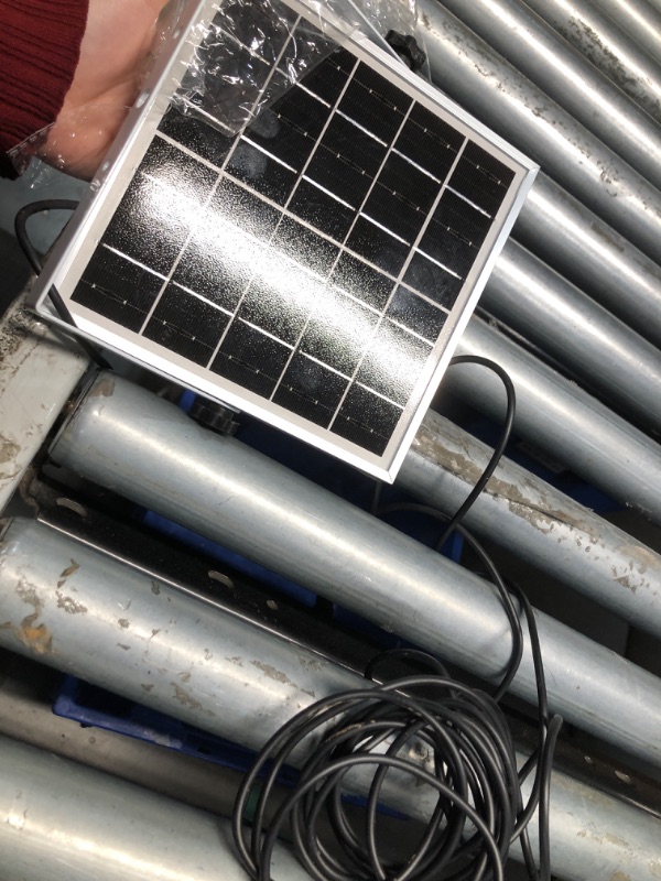 Photo 1 of (MISSING HARDWARE) HARTOMPET Solar Panel Accessory Empowers Coop with 6W 6V Charging - Easy Install, Sturdy Design & Efficient Energy, Harnessing Sustainable Power for Poultry Protection