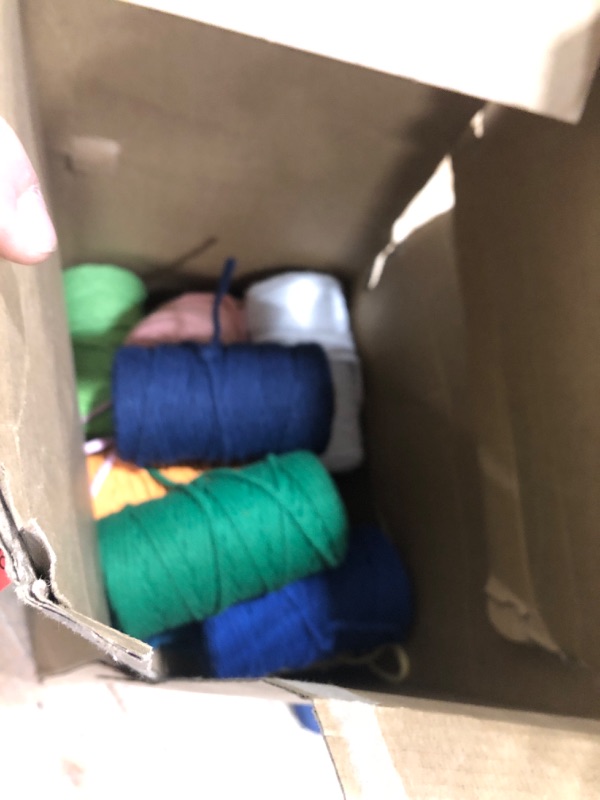 Photo 1 of 32 Rolls Macrame Cord 4 Strand 3 MM x 1760 Yards Natural Cotton Macrame Rope Bulk Colored Cotton Craft Cord DIY Macrame Twine Colorful Macrame Cord for Knitting Gift Wrapping Wall Hanging Plant Hanger