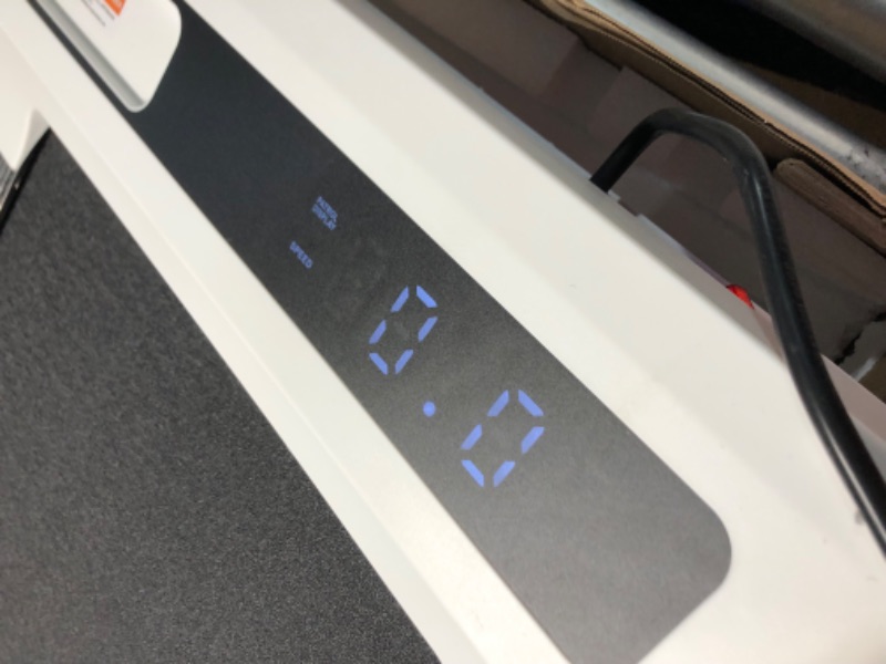 Photo 1 of ***USED - POWERS ON - UNABLE TO TEST FURTHER - LIKELY MISSING PARTS***
Walking Pad 2 in 1 for Walking and Jogging, Under Desk Treadmill for Home Office with Remote Control, Portable Walking Pad Treadmill Under Desk, Desk Treadmill in LED Display