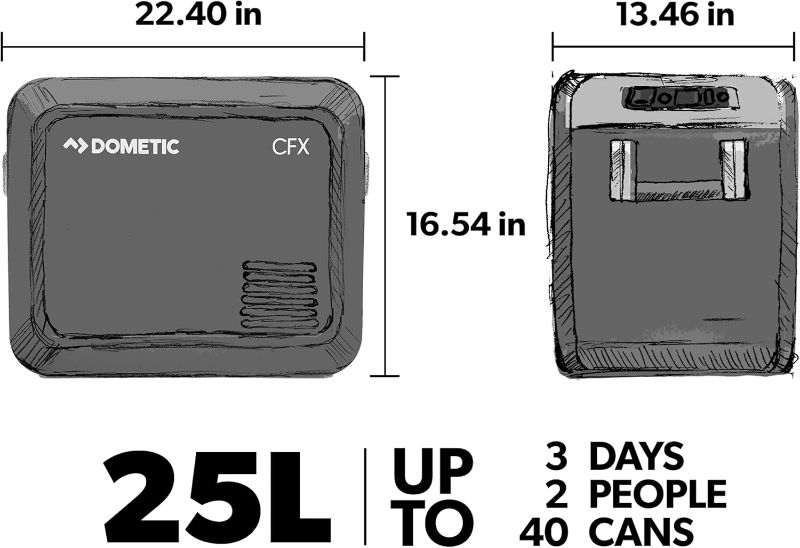 Photo 7 of (READ FULL POST) Dometic CFX3 55-Liter Portable Refrigerator and Freezer with ICE Maker, Powered by AC/DC or Solar