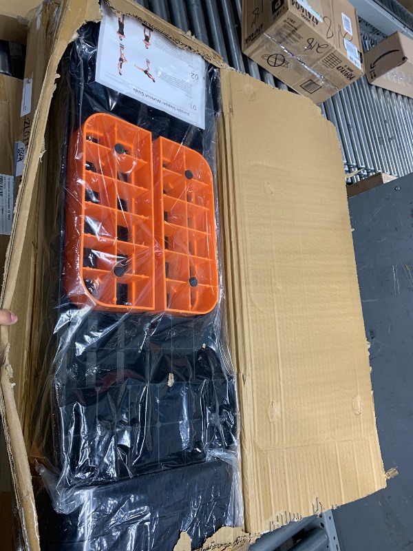 Photo 1 of GYMMAGE Aerobic Exercise Step, Adjustable Aerobic Stepper for Exercise, Workout Step Platform for Step Up, 26.5" Step Deck with 4” 6” 8” Adjustable Height Risers, Women Home Gym Cardio Fitness