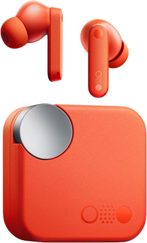 Photo 1 of 
CMF Buds Wireless Bluetooth Earbuds, 42dB Noise Cancelling Earbuds, Dirac HD Audio, 35.5H Playtime, BT5.3, IP54 Waterproof, 4HD Mics Wireless Headphones for iPhone & Android (Orange)