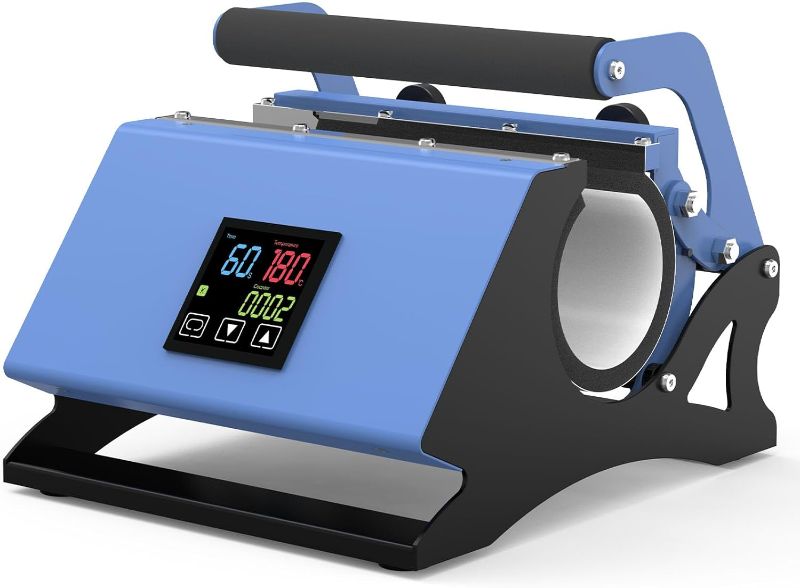 Photo 1 of (READ FULL POST) Hitgrand Auto Hat Heat Press Machine, 2in1 Hat Press Heat Machine for Caps Bags, Automatic Press & Release Sublimation Hat Press Clamshell Design, Heat Press for Hats W/Digital Control