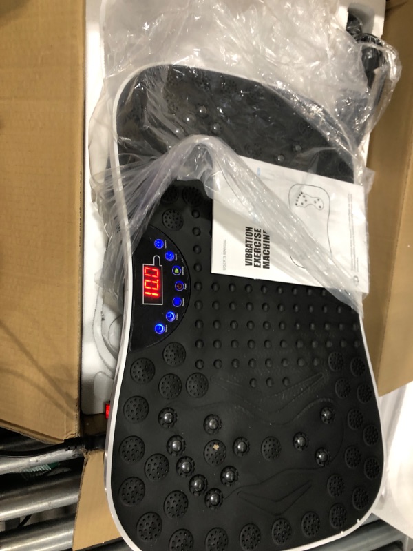 Photo 1 of AXV Vibration Plate Fitness Platform Exercise Machine Vibrating Lymphatic Drainage Shaking Workout Full Body Shaker Vibrate Stand Shake Board Sport Gym Pad for Weight Loss Fat Burner for Women Men