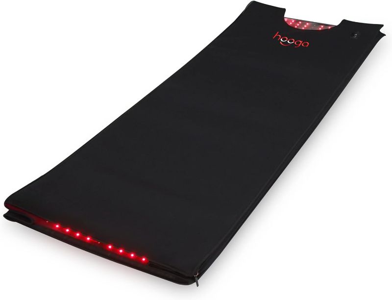 Photo 1 of ***USED - MISSING POWER CORD - UNABLE TO TEST***
hooga Red Light Therapy Blanket, Full Body Near-Infrared Triple Chip LED Pod with Timer & Pulse Functionality, 2680 LEDs for Pain Relief, Energy Boost, Sleep Improvement, Muscle Recovery & Wellness