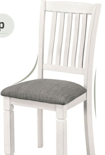 Photo 1 of           emma mason 2 pc dining chairs (Gray+White)