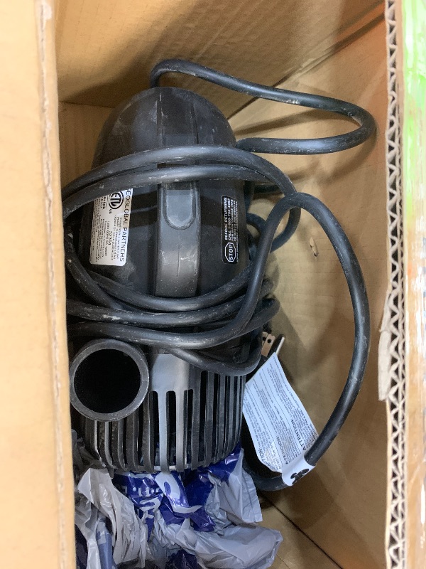 Photo 2 of ***(PARTS ONLY/ MISSING PARTS/ NO RETURNS OR REFUNDS)***
VIVOHOME 200W 2600GPH Submersible Water Pump with Barrier Bag, 20ft High Lift for Waterfall Fountains Fish Tank Pond