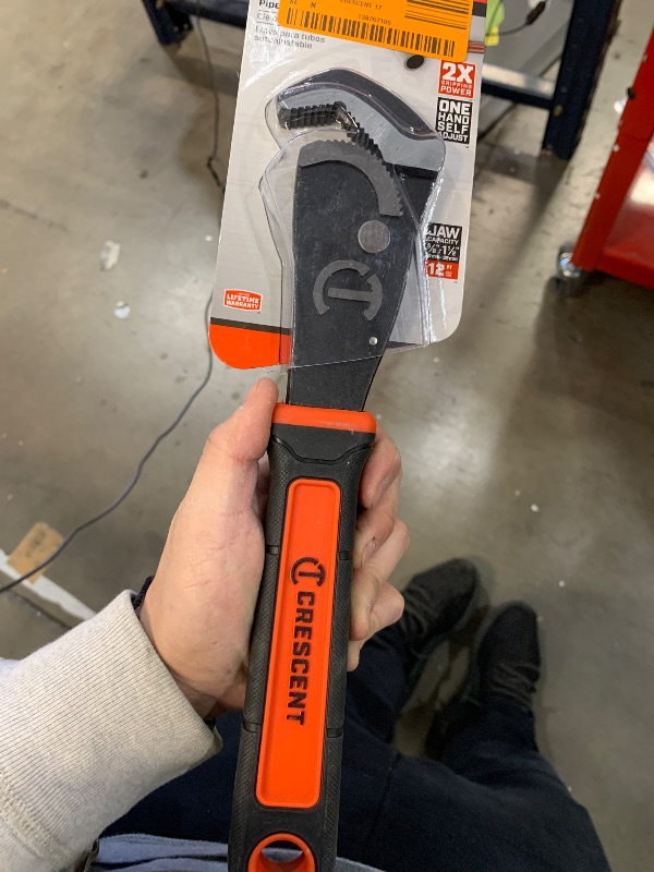 Photo 2 of 1-1/2" SELF-ADJUST PIPE WRENCH