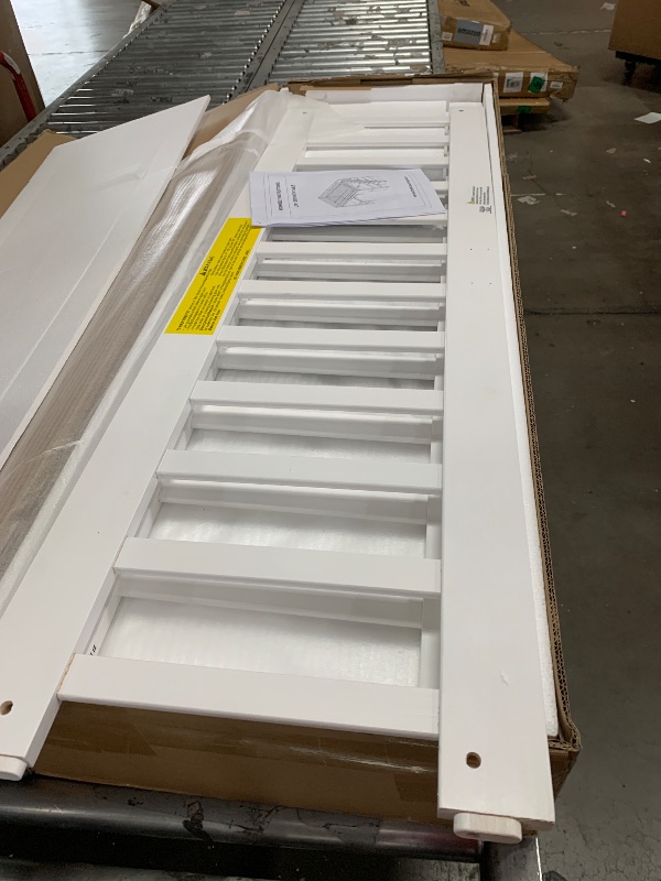 Photo 1 of **Parts Only** loft bed with table. unknown brand or model. color white. wood.