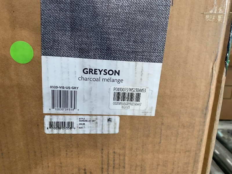 Photo 3 of * MISSING PARTS* UPPAbaby Vista V2 Stroller / Convertible Single-To-Double System / Bassinet, Toddler Seat, Bug Shield, Rain Shield, and Storage Bag Included / Greyson (Charcoal Mélange/Carbon Frame/Saddle Leather)