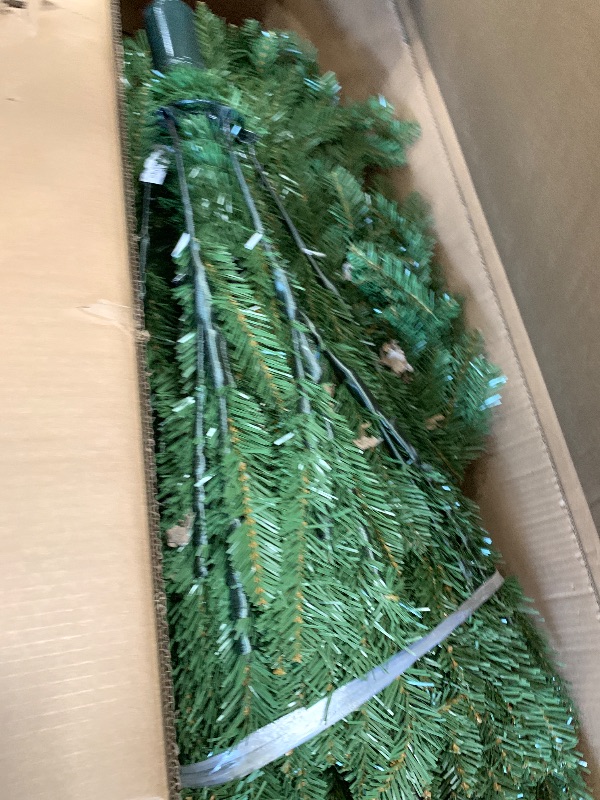 Photo 2 of *****THIS IS ONLY BOX 1 OUT OF 2********

National Tree Company Artificial Full Christmas Tree, Green, Dunhill Fir, Includes Stand, 12 Feet