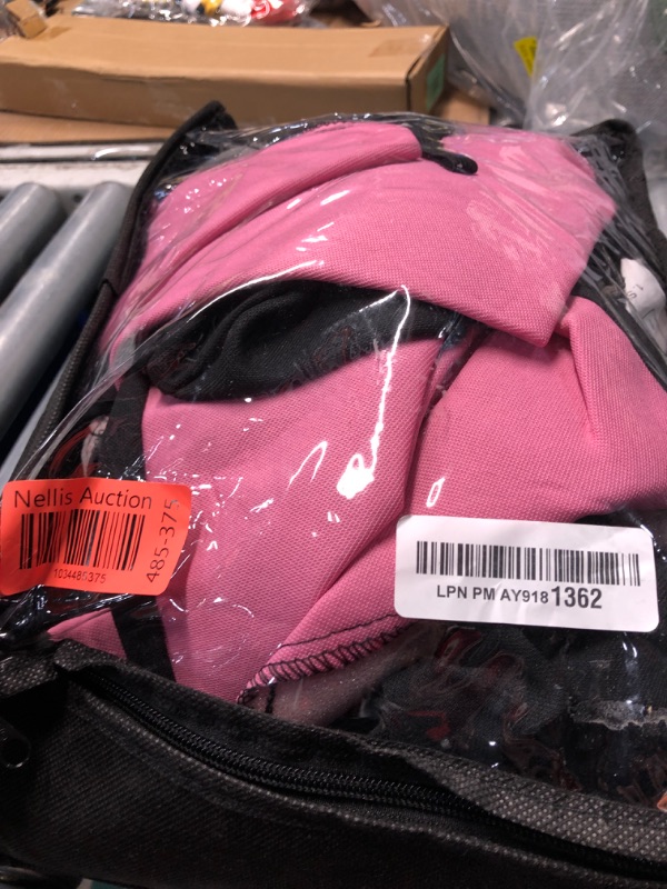 Photo 2 of (STOCK PHOTO REFRENCE ONLY) (ONLY BACKSEAT COVERS) CAR PASS Line Rider Sporty Cloth 11PCS Universal Fit Car Seat Cover -100% Breathable with 5mm Composite Sponge Inside,Airbag Compatible,3zipper Bench(Full Set, Black and Pink)