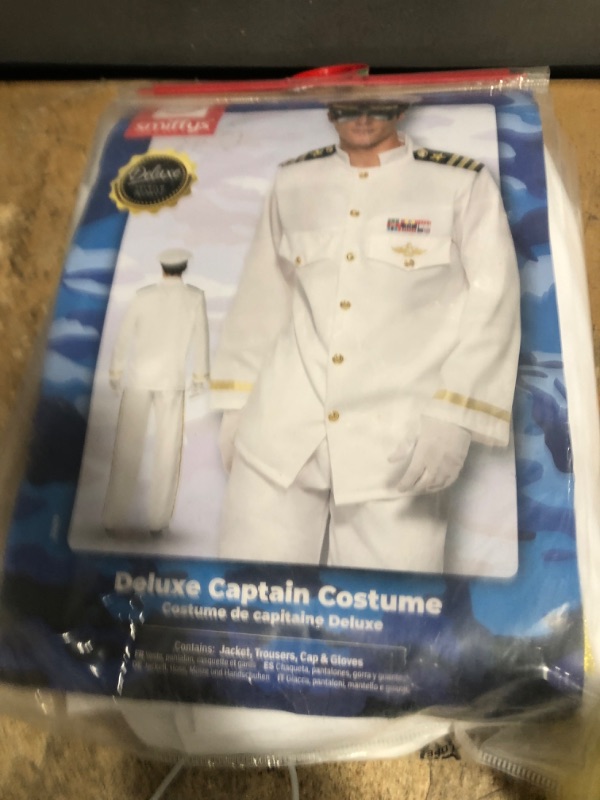 Photo 2 of (READ FULL POST) Smiffys Men's Captain Deluxe Costume MENS MEDIUM 