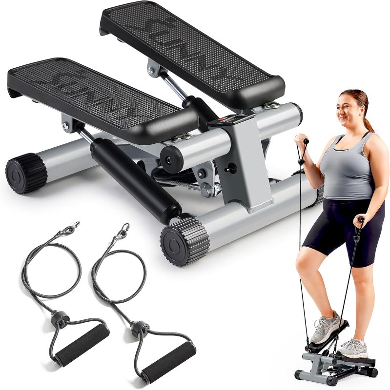 Photo 1 of 
Sunny Health & Fitness Mini Steppers for Exercise at Home, Stair Step Workout Machine with Optional Resistance Bands, Full Body Cardio Equipment,...