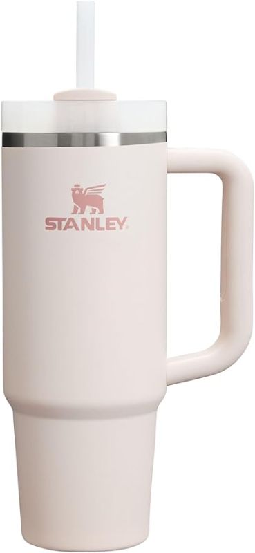 Photo 1 of * MINOR DAMAGES* Stanley Quencher H2.0 FlowState Stainless Steel Vacuum Insulated Tumbler with Lid and Straw for Water, Iced Tea or Coffee, Smoothie and More, Rose Quartz 2.0, 30 OZ / 0.89 L
Visit the STANLEY Store