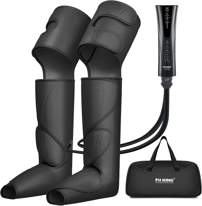 Photo 1 of ***USED - UNABLE TO TEST***
FIT KING Foot and Leg Massager for Circulation and Relaxation with Hand-held Controller 3 Modes 3 Intensities Helpful for Vericose Veins, Cramps, Swelling and Edema - FSA HSA Eligible