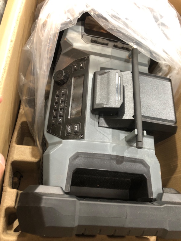 Photo 3 of ***USED - DOESN'T POWER ON OR CHARGE - UNABLE TO TEST***
FLEX 24V Cordless Bluetooth Jobsite Radio Tool Only, Battery and Charger Not Included - FX5351-Z