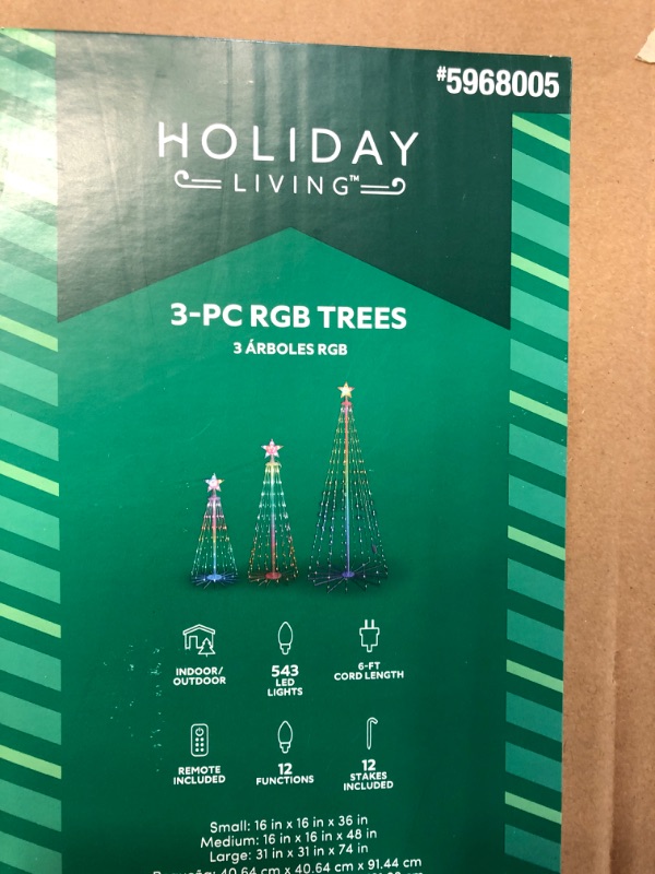 Photo 2 of 500+ bought last week
Holiday Living 3-Count Color Changing LED Lights String Christmas Trees (3-ft, 4-ft & 6-ft)