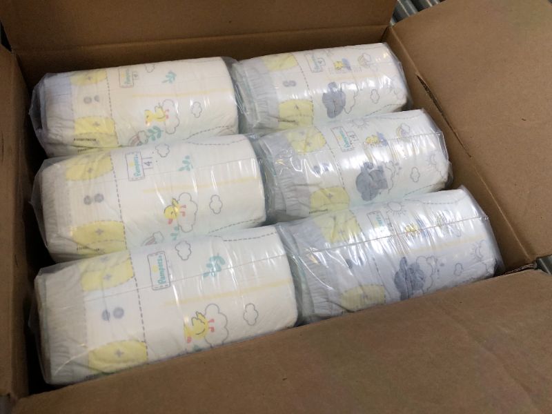 Photo 2 of Pampers Swaddlers Diapers - Size 4, One Month Supply (150 Count), Ultra Soft Disposable Baby Diapers Size 4 150