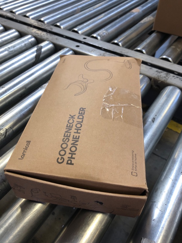 Photo 1 of Lamicall Gooseneck Phone Holder for Bed - [Upgraded Stable Clip] for Desk, Headboard, Bed, Bedside, Table, Flexible Gooseneck Long Arm Stand, Overhead Cell Phone Clamp Mount, for All 4-7” Devices