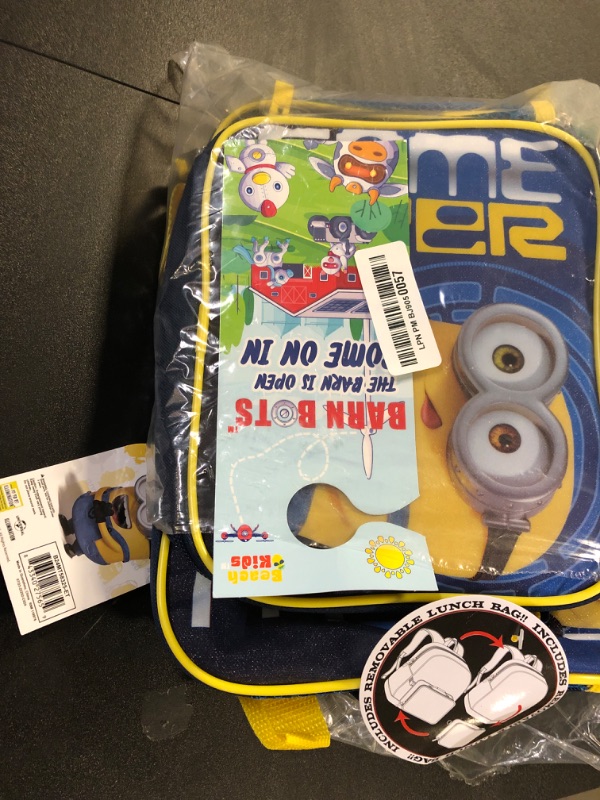 Photo 1 of Despicable Me Backpack and Lunch Box for Kids - Minion Backpack for School Bundle with 16" Minions Backpack, Minions Lunch Bag, Minions Stickers, Water Bottle, More | Despicable Me School Supplies