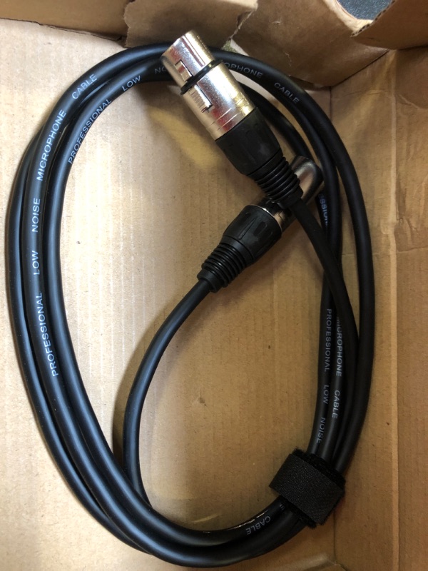 Photo 2 of Amazon Basics XLR Microphone Cable for Speaker or PA System