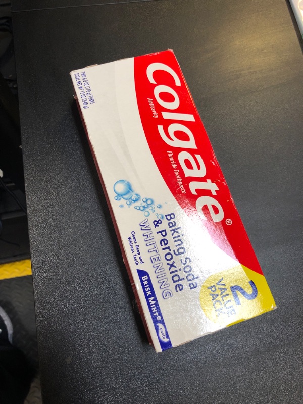 Photo 2 of 2 PCK Colgate Baking Soda and Peroxide Toothpaste - Whitens Teeth EXP 04/2026