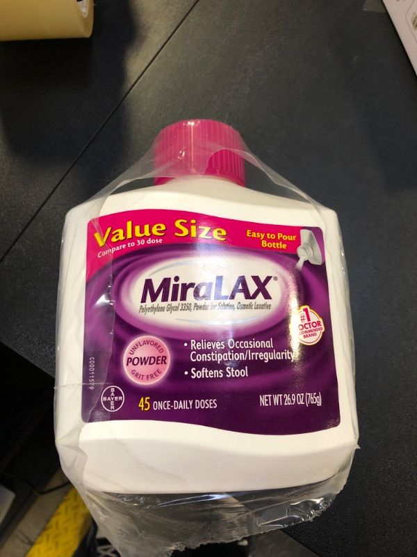 View 2 of Laxative Powder Unflavored 26.9 FL OZ EXP 02/2025