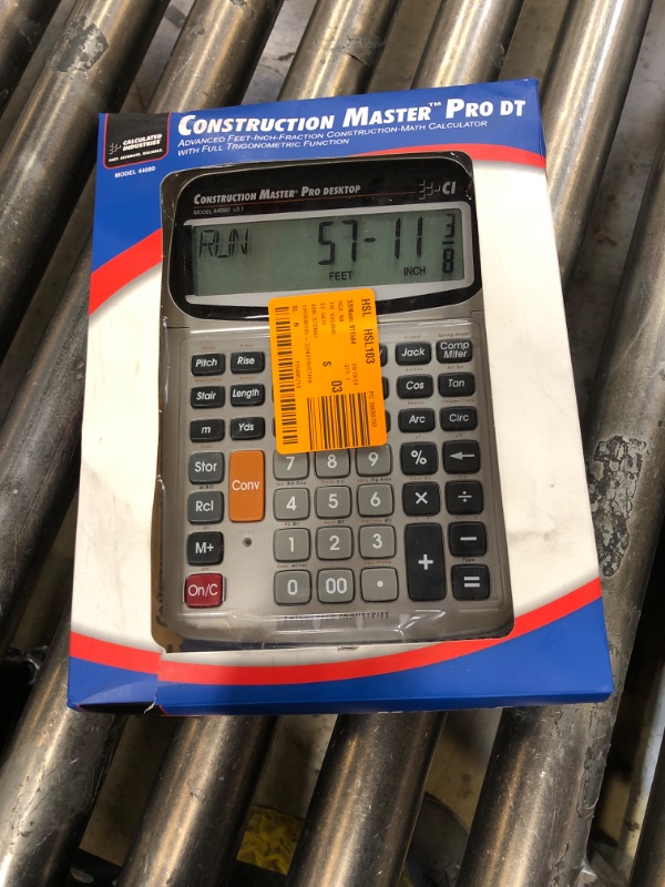 Photo 2 of Calculated Industries Construction Master 44080 11-digit Construction