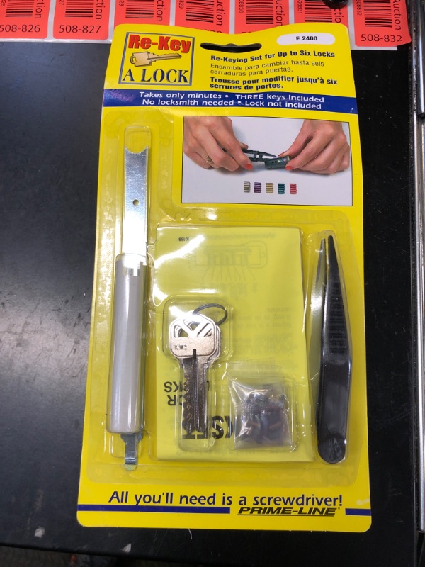 Photo 2 of Prime-Line No. 5 Metal Re-Keying Kit 1 pk